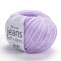 Jeans Soft Colors YarnArt - 6205 (сирен/белый)