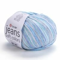 Jeans Soft Colors YarnArt - 6203 (синий/серый/белый)