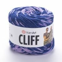 Cliff YarnArt - 8315 (розов-голуб принт)