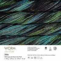 Worm Gazzal - 3886 (бирюз/зелен)