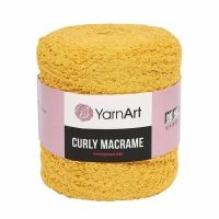 Curly Macrame YarnArt - 764 (желтый)