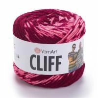 Cliff YarnArt - 8317 (винный принт)