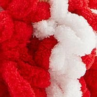 PUFFY COLOR (Alize) - 6574 (красно-белый)