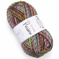 Passion, YarnArt - 1254 (фукс/оранж/мята/желт)