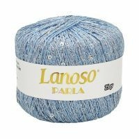 Parla Lanoso - 4051 (голубой с серебряными пайетками)