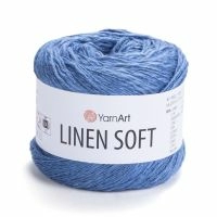 Linen soft YarnArt - 7318 (синий)
