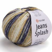 Jeans Splash, YarnArt - 953 (бел/беж/син)