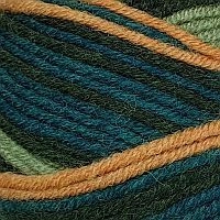 Premier wool color Lanoso - 013 (зелен/оранж)