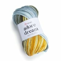 Adore Dream, YarnArt - 1074 (мят/зел/желт)