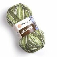 CRAZY COLOR (YarnArt) - 115 (зеленый)