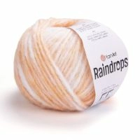 Raindrops YarnArt - 2909 (принт (персиковый)