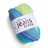 Jeans Crazy (YarnArt) - 8218 (св.сал/гол/бир)