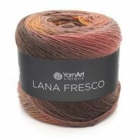 Lana Fresco YarnArt - 8105 (оранжевый/коричневый/красный)