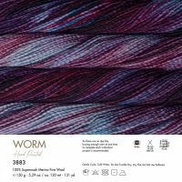 Worm Gazzal - 3883 (бордо)