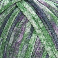 Cotton fusion YarnArt - 3648 (зелен/серый)