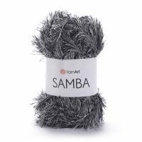 SAMBA (YarnArt) - К64 (черный - белый)