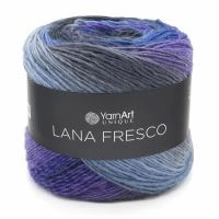 Lana Fresco YarnArt - 8101 (фиолет/серый/голубой)