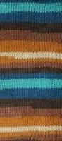 Vega Stripe, Nako - 83601 (коричневый/оранжевый/нефрит)