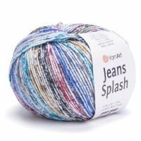 Jeans Splash, YarnArt - 942 (сине/серый принт)