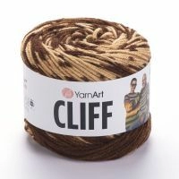 Cliff YarnArt - 8313 (бежев-корич принт)