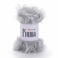 Piuma YarnArt - 4406 (светло-серый)