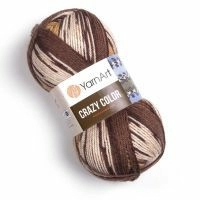 CRAZY COLOR (YarnArt) - 138 (св.коричневый)