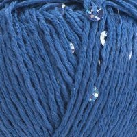 Cotton gold paillettes YarnArt - 7111 (темно-джинсовый)