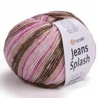 Jeans Splash, YarnArt - 954 (св.корич/роз/астра)