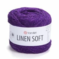 Linen soft YarnArt - 7324 (фиолетовый)