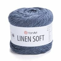 Linen soft YarnArt - 7316 (джинсовый)