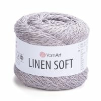 Linen soft YarnArt - 7307 (серо-бежевый)