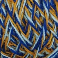 Элегант Рассказовская 100 г - 08 (синий/лаванда/желто-оранжевый)