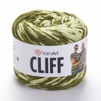 Cliff YarnArt - 8308 (св.зелен принт)