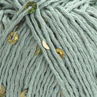 Cotton gold paillettes YarnArt - 7113 (хаки)