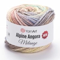 Alpine Angora Melange (YarnArt) - 6405 (радуга принт)