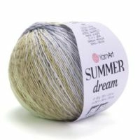 Summer Dream YarnArt - 4303 (сер/зел)