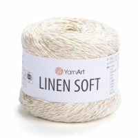 Linen soft YarnArt - 7302 (молочный)