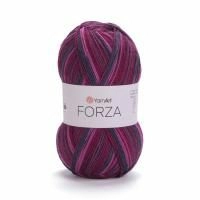 Forza YarnArt - 2508 (розовый/малина/т.серый)