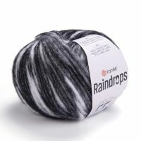 Raindrops YarnArt - 2913 (принт (тем.серый))