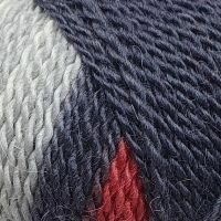 Носочный узор-2 Пехорка - 1638 (красно-серый)