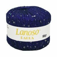 Parla Lanoso - 5451 (синий с серебр.пайетками)