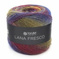 Lana Fresco YarnArt - 8108 (синий/красный/желтый)