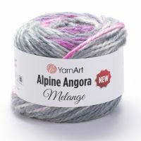 Alpine Angora Melange (YarnArt) - 6409 (яр.розов принт)