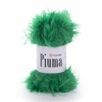 Piuma YarnArt - 4416 (изумрудный)