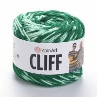 Cliff YarnArt - 8310 (изумруд принт)