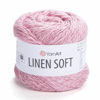 Linen soft YarnArt - 7322 (розовый)