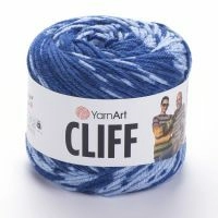 Cliff YarnArt - 8306 (синий принт)