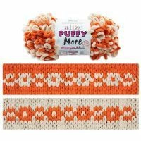 Puffy MORE (Alize) - 6538 (оранж/крем)
