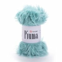 Piuma YarnArt - 4412 (дымчато-бирюзовый)