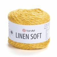 Linen soft YarnArt - 7306 (горчица)